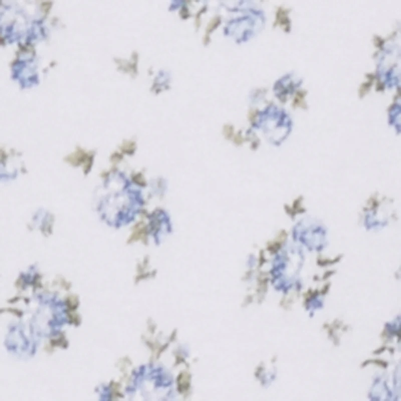 Plus Size Ditsy Floral Print High Waisted Sweatpants - Image 4