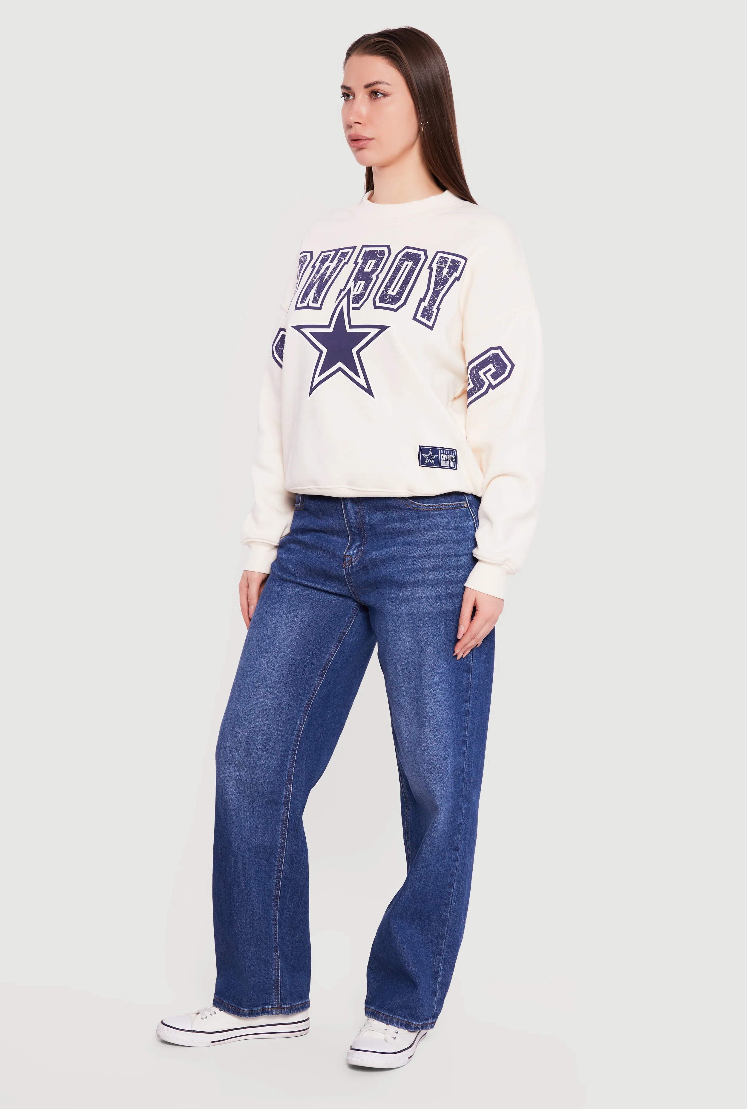 NFL Dallas Cowboys Fleece Pullover Sweatshirt - Image 3