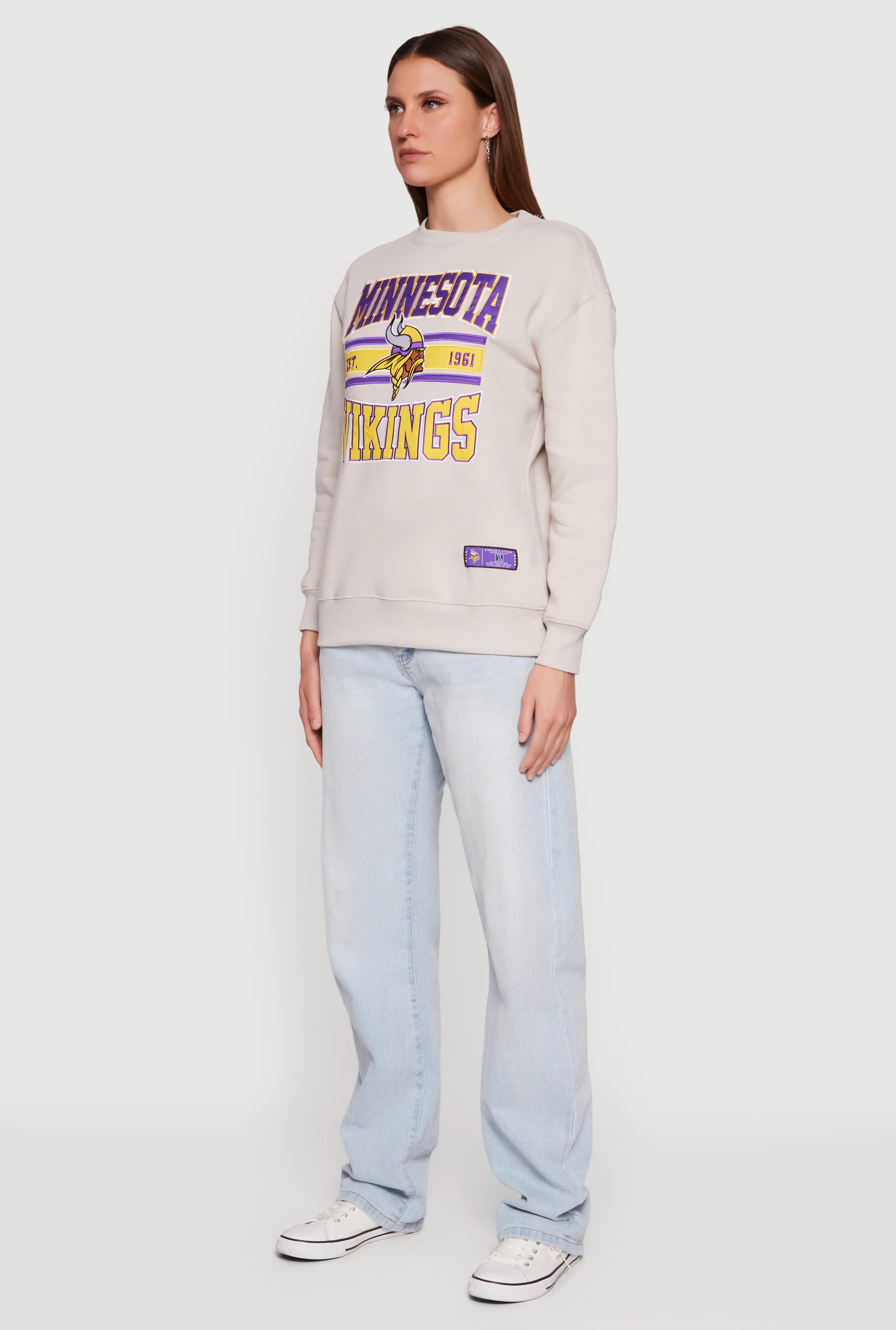 NFL Minnesota Vikings Graphic Fleece Sweatshirt - Image 3