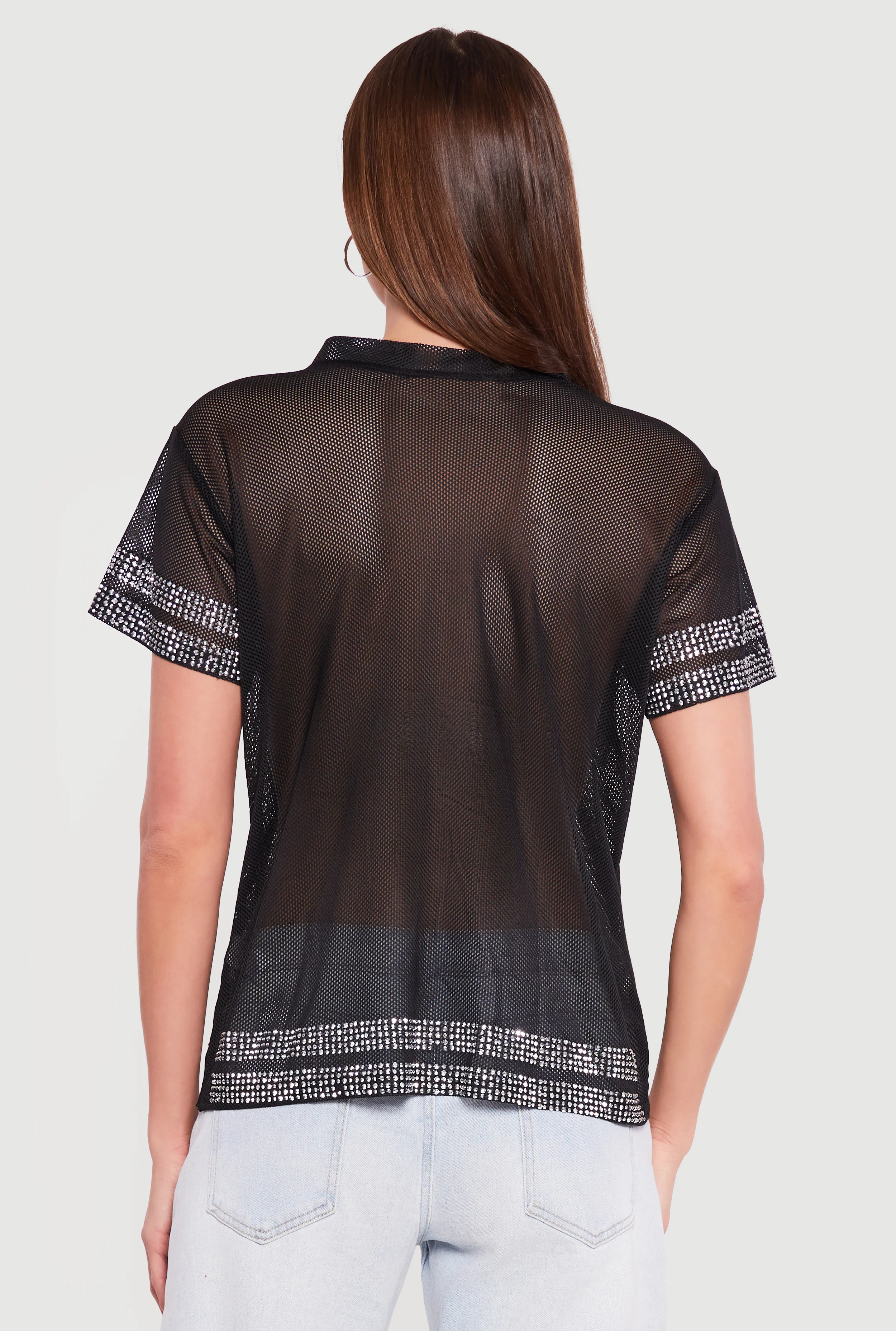23 Rhinestone Studded Jersey - Image 5