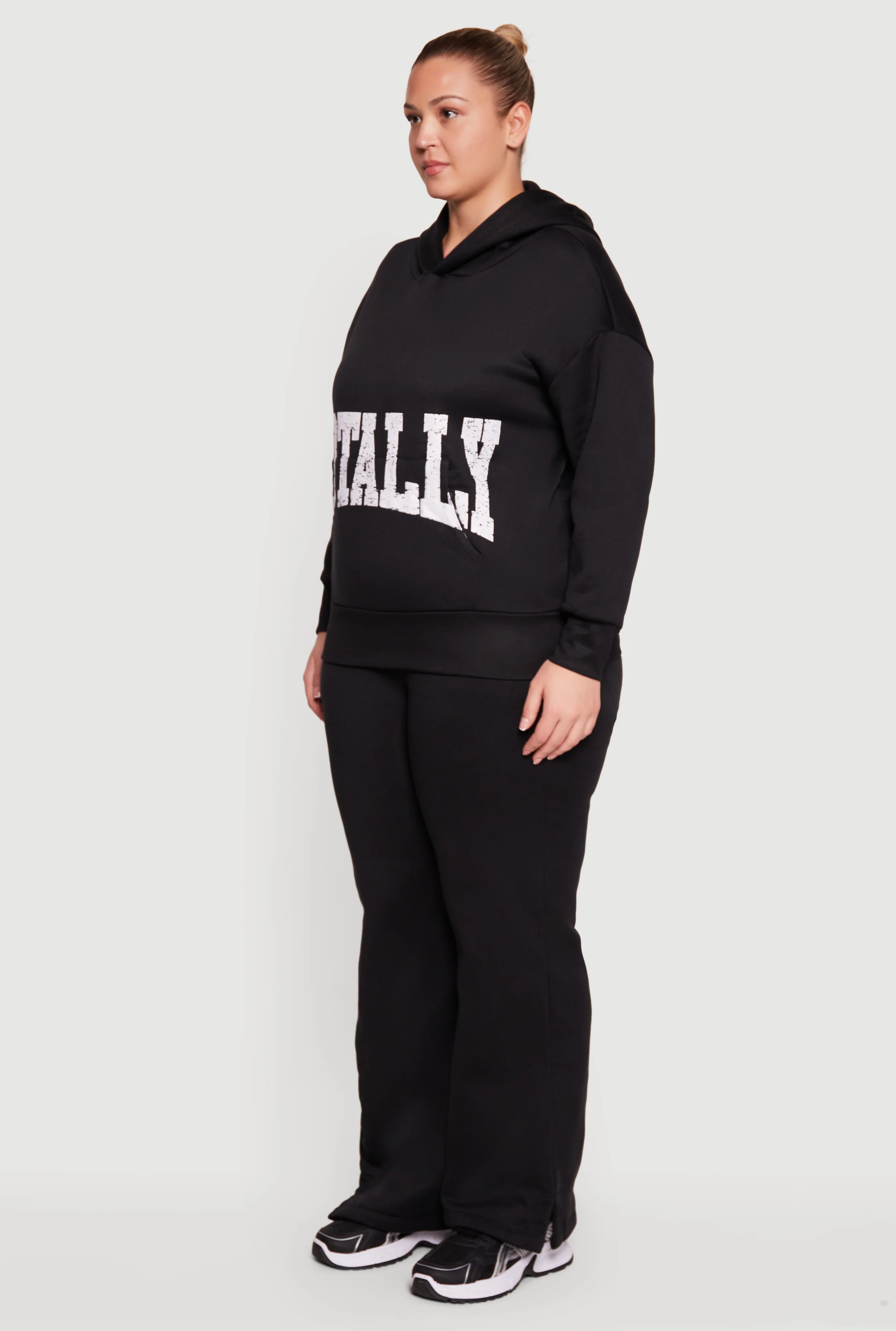 Plus Size Totally Graphic Pullover Hoodie - Image 3
