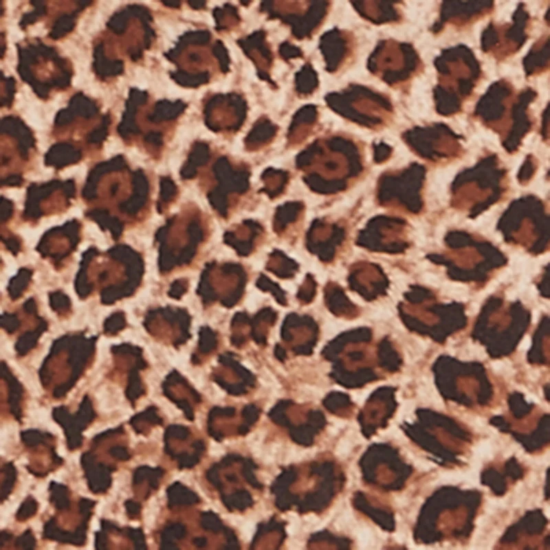 Leopard Print Tie Back Keyhole Cami Midi Dress - Image 4