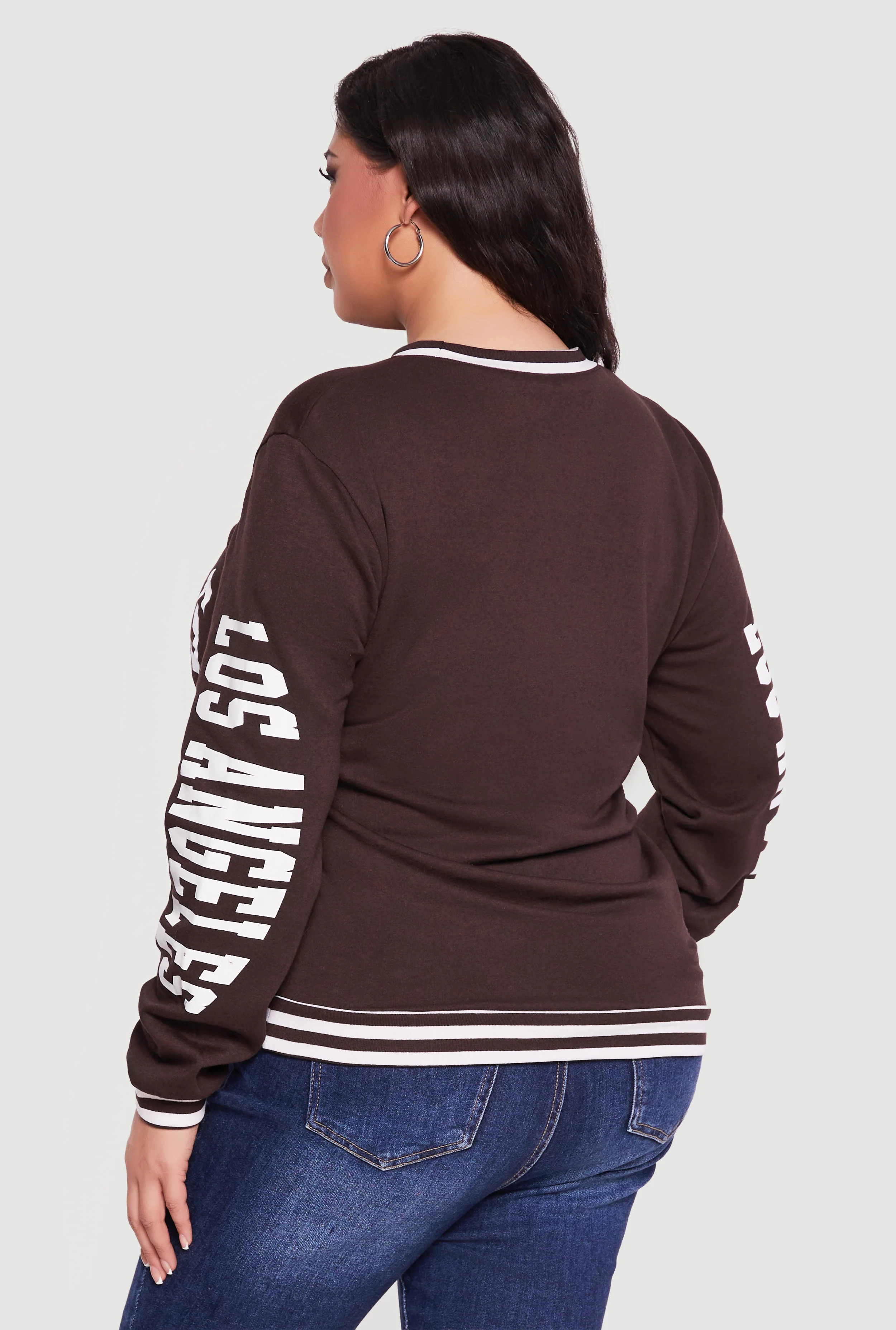 Plus Size California Los Angeles Graphic Sweatshirt - Image 5