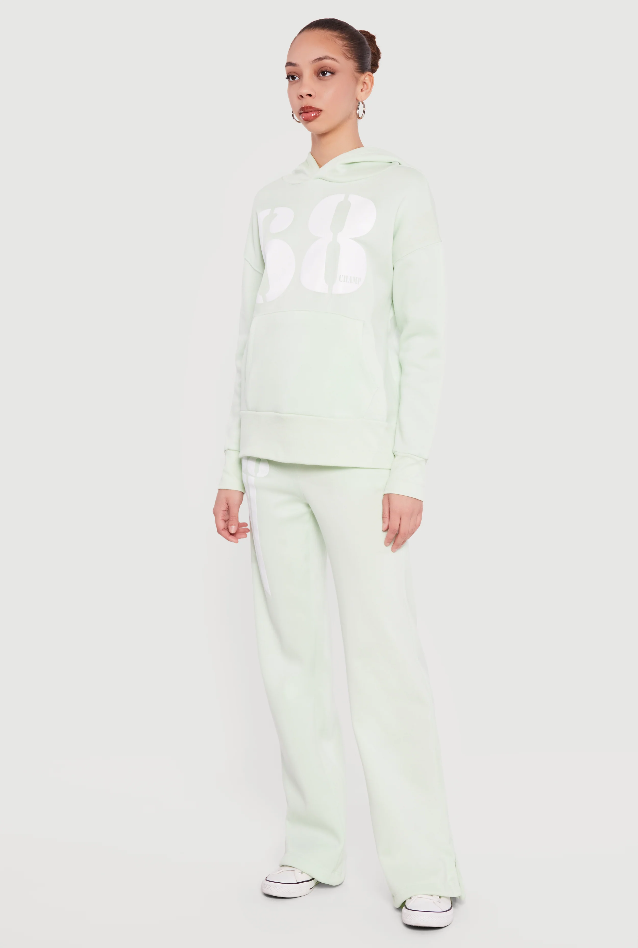 1968 Champ Graphic Pull Over Hooded Sweatshirt - Image 3