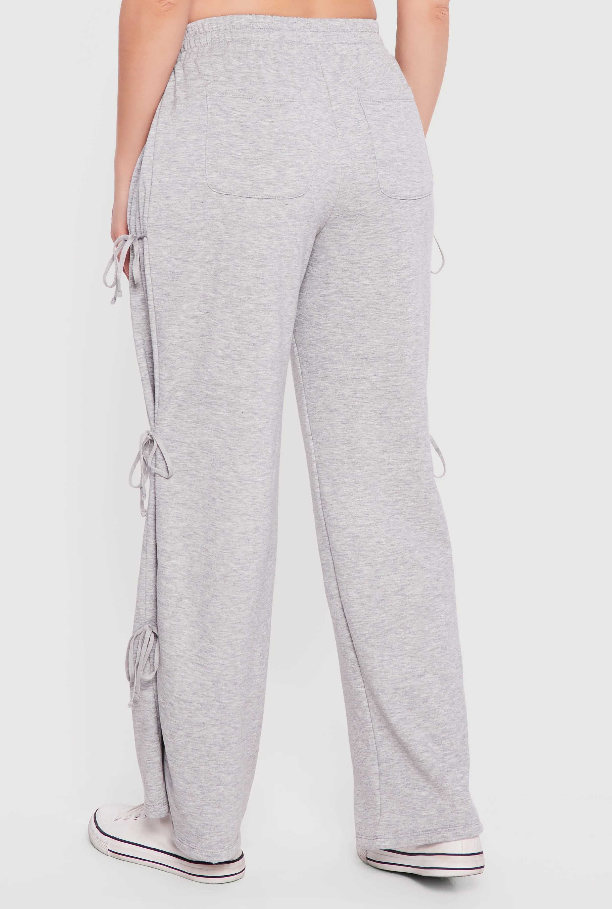 Bow Side Tie Pull On Sweatpants - Image 5