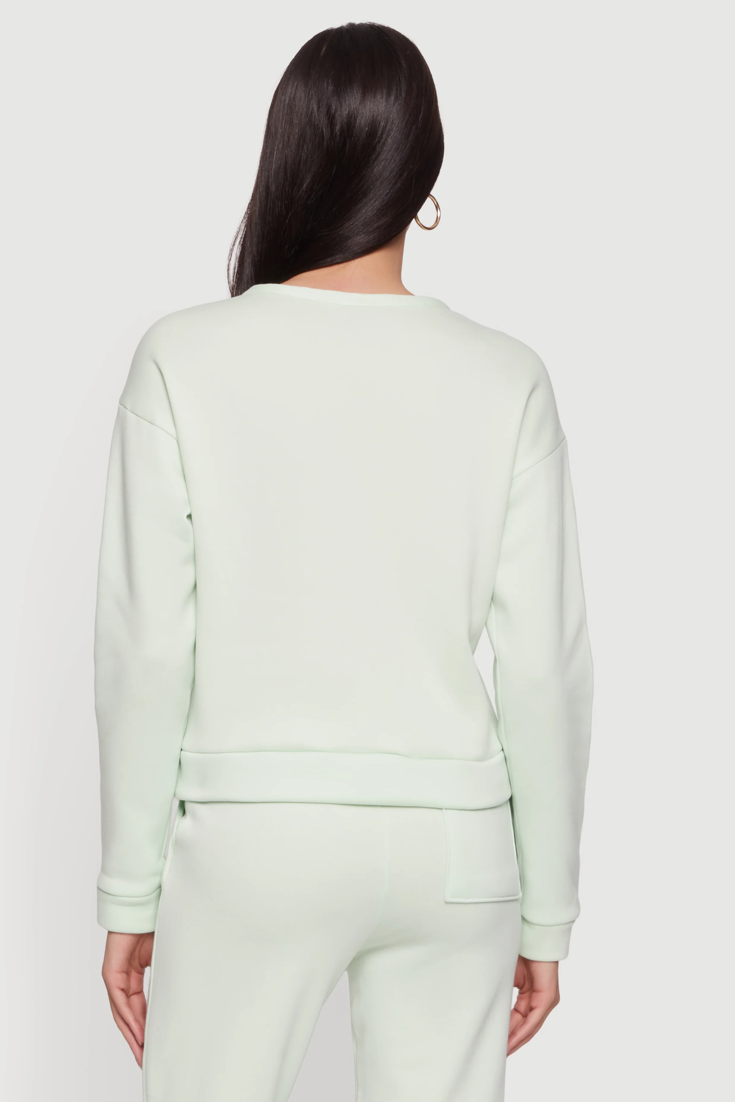 Graphic Long Sleeve Pullover Sweatshirt - Image 5