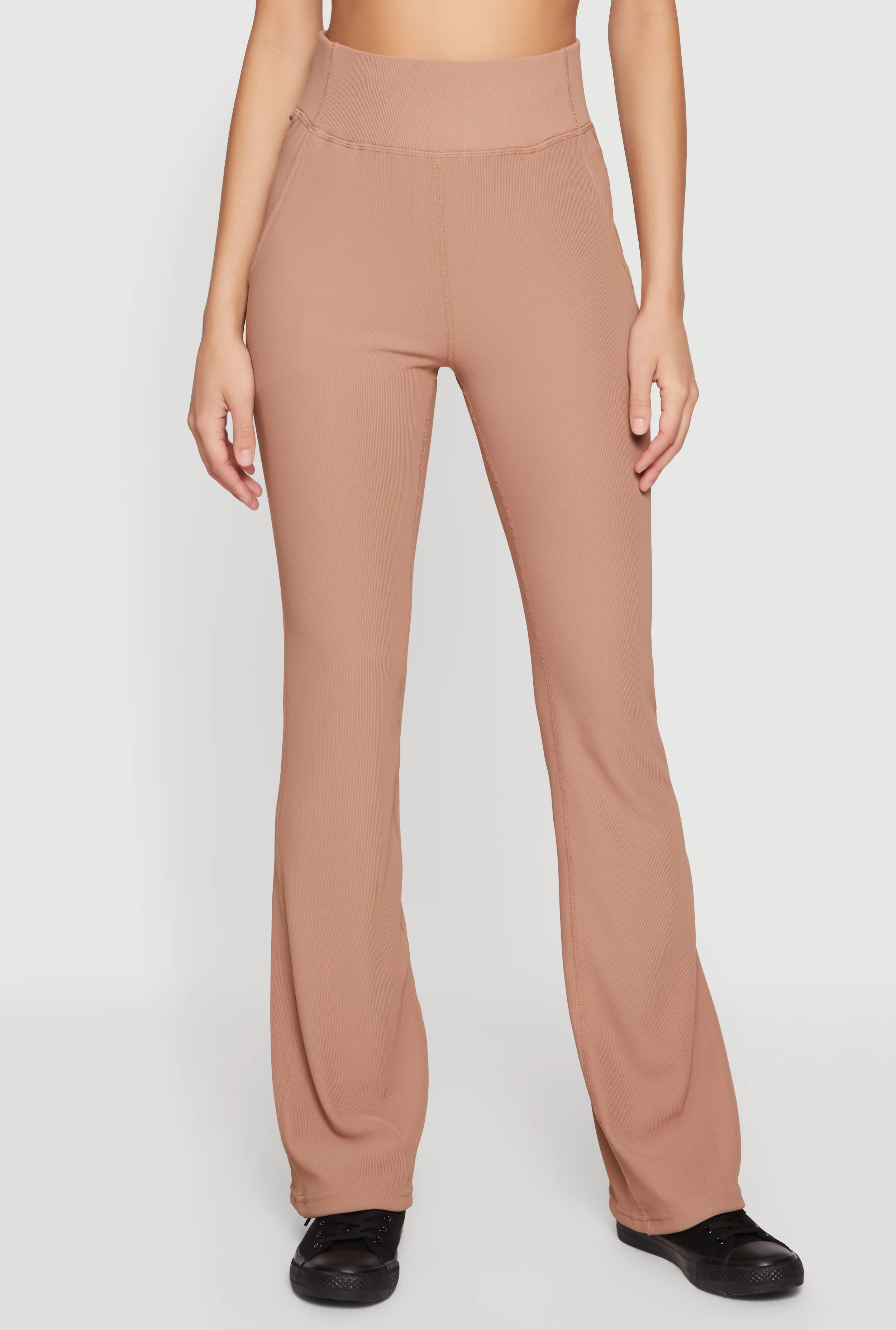 High Waisted Flare Leggings - Image 3
