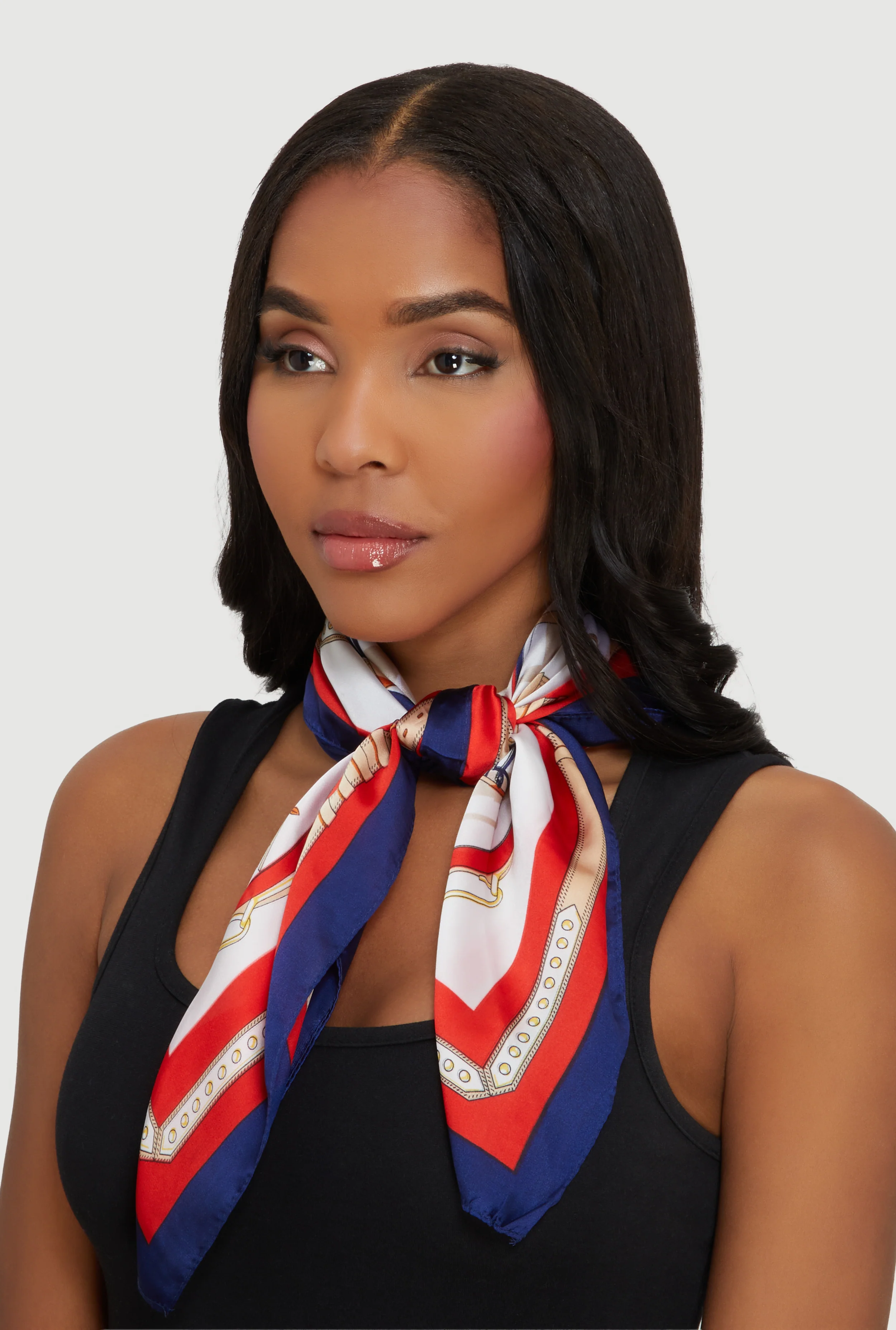 Belt Print Multiway Scarf 2 Pack - Image 3