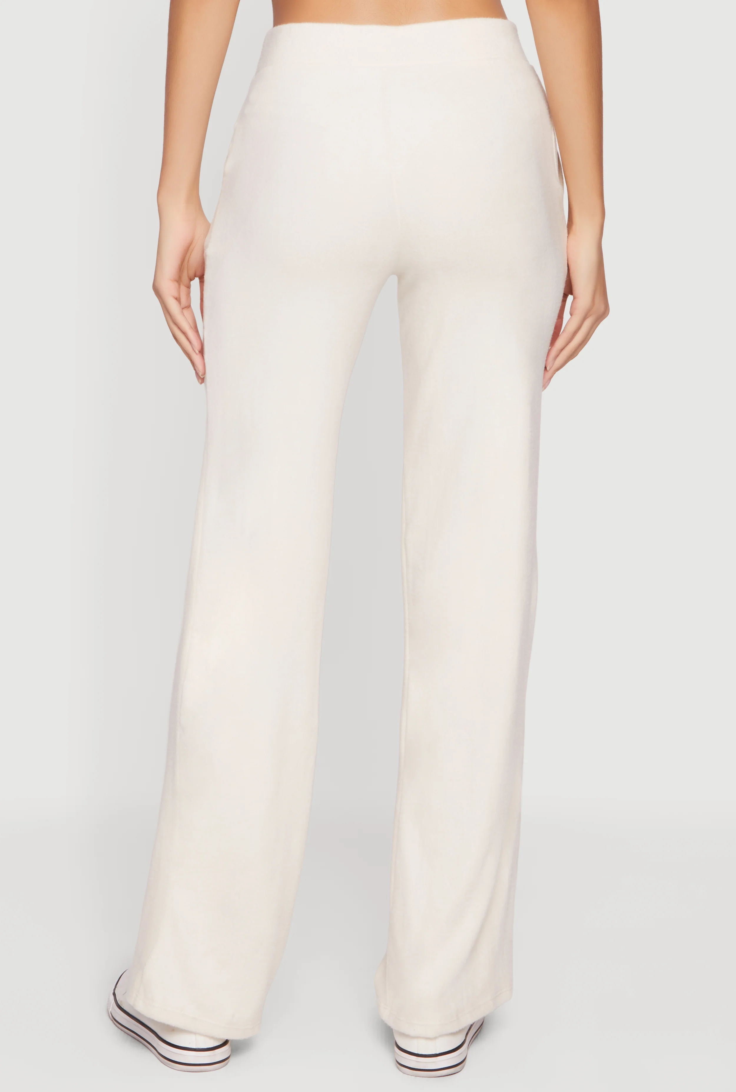 Brushed Knit Drawstring Waist Sweatpants - Image 5
