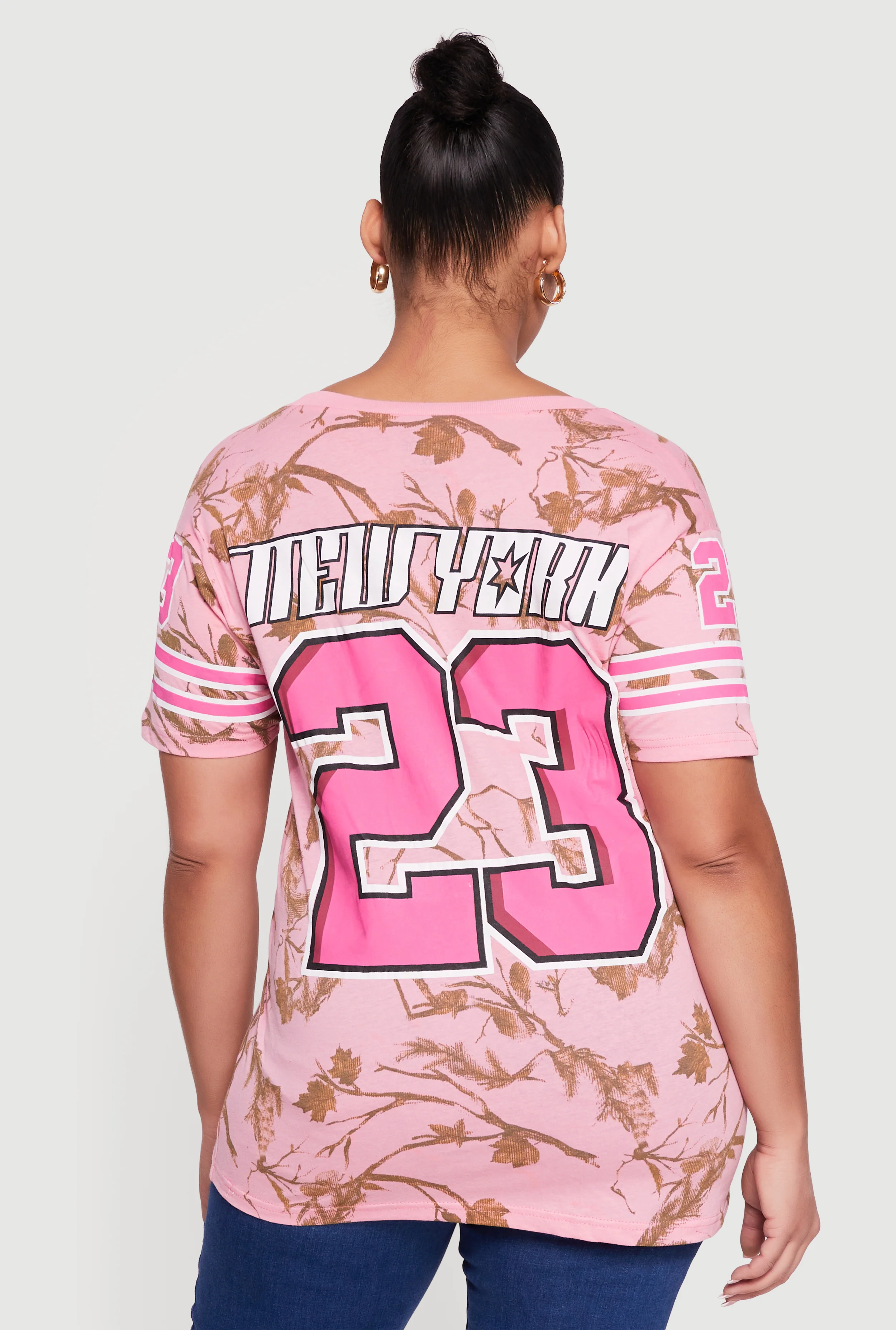 Plus Size New York 23 Graphic Varsity Tee - Image 5