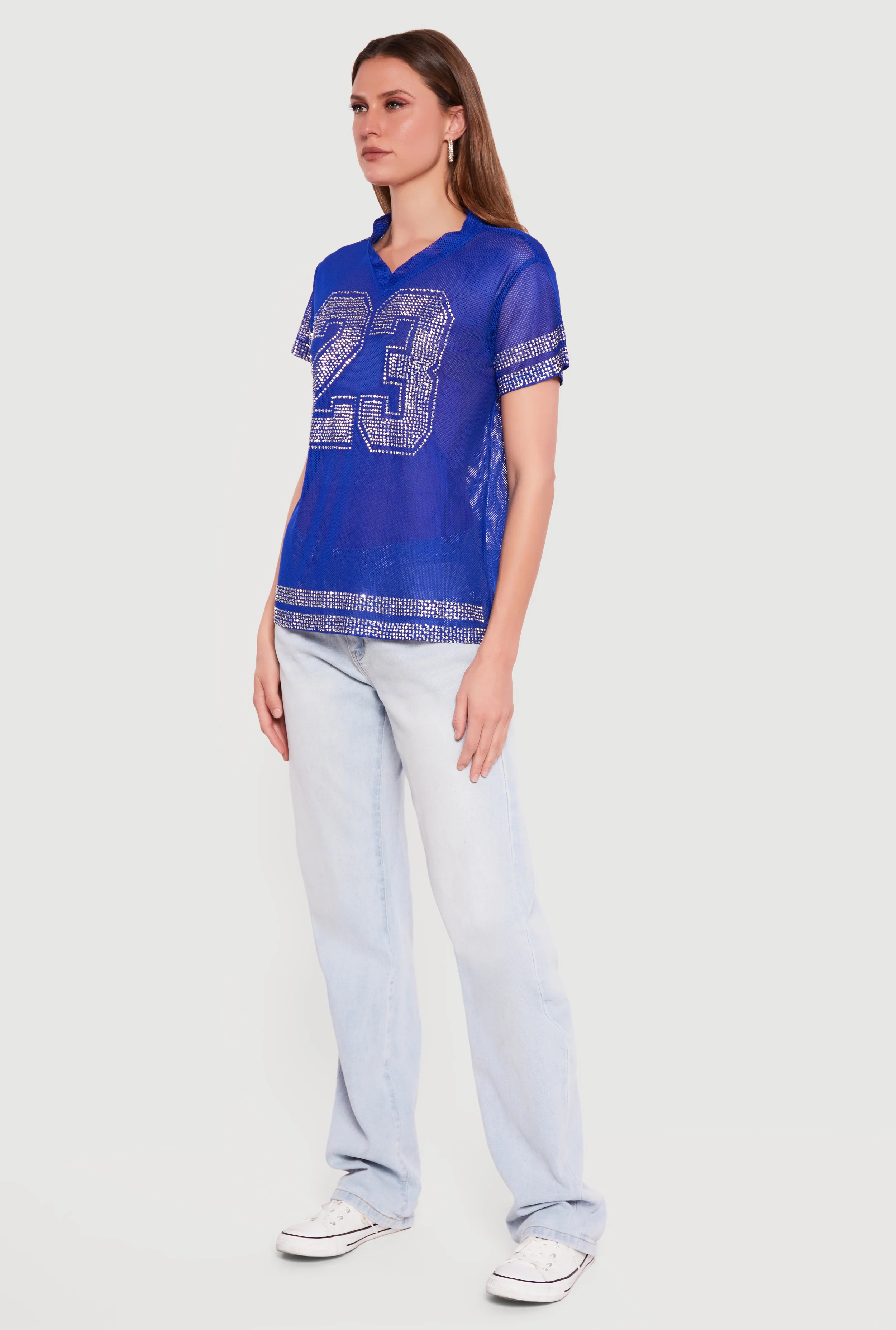 23 Rhinestone Studded Jersey - Image 3