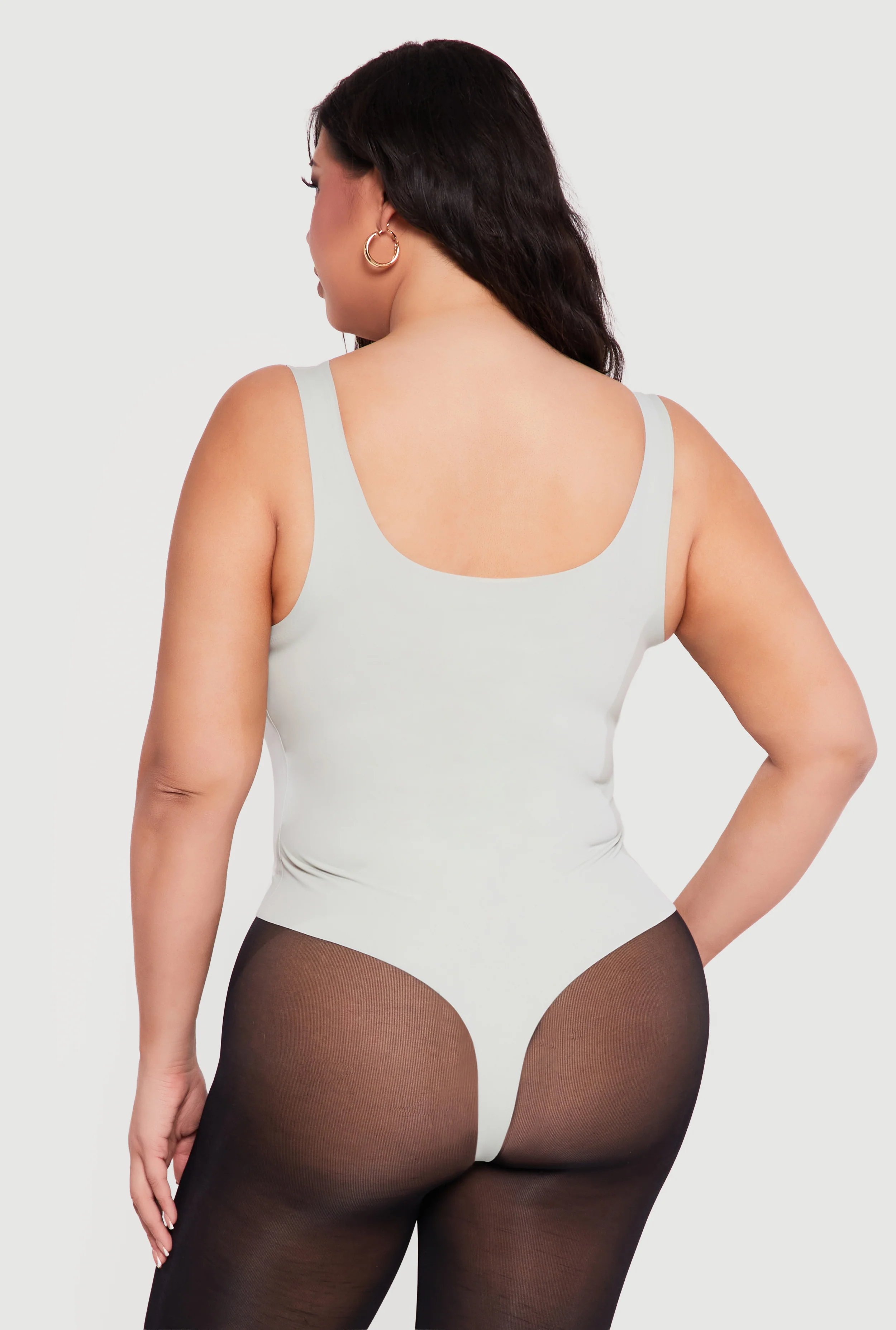 Plus Size Sleeveless Bodysuit - Image 5