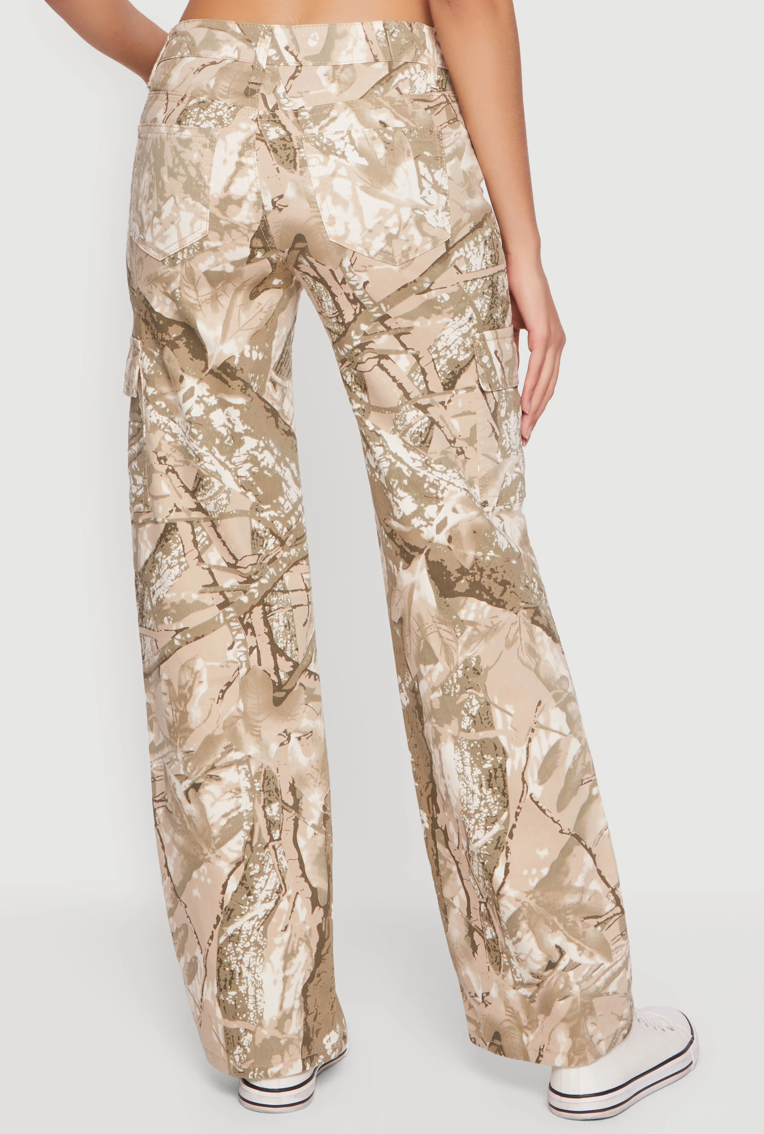 Hunter Camo Mid Rise Straight Leg Cargo Pants - Image 5