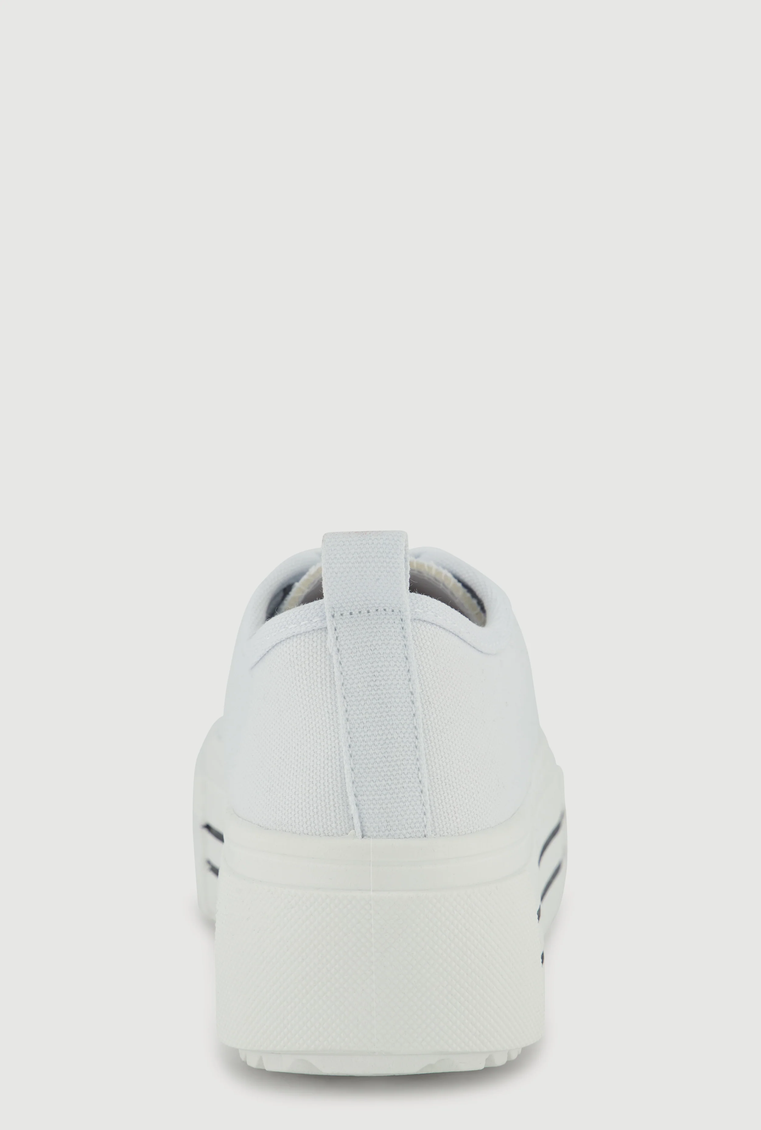 Lace Up Low Top Platform Sneakers - Image 3