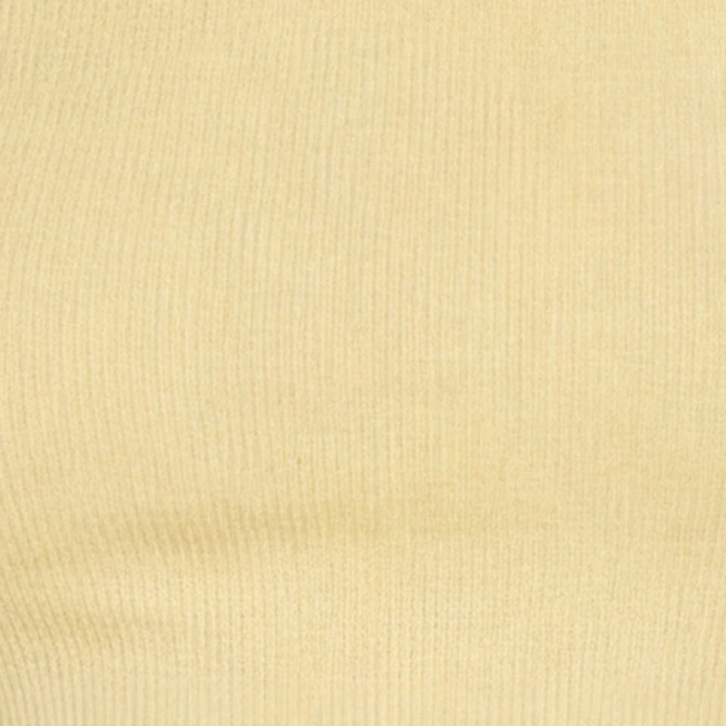 Rib Knit Long Sleeve Crew Neck Crop Top - Image 4