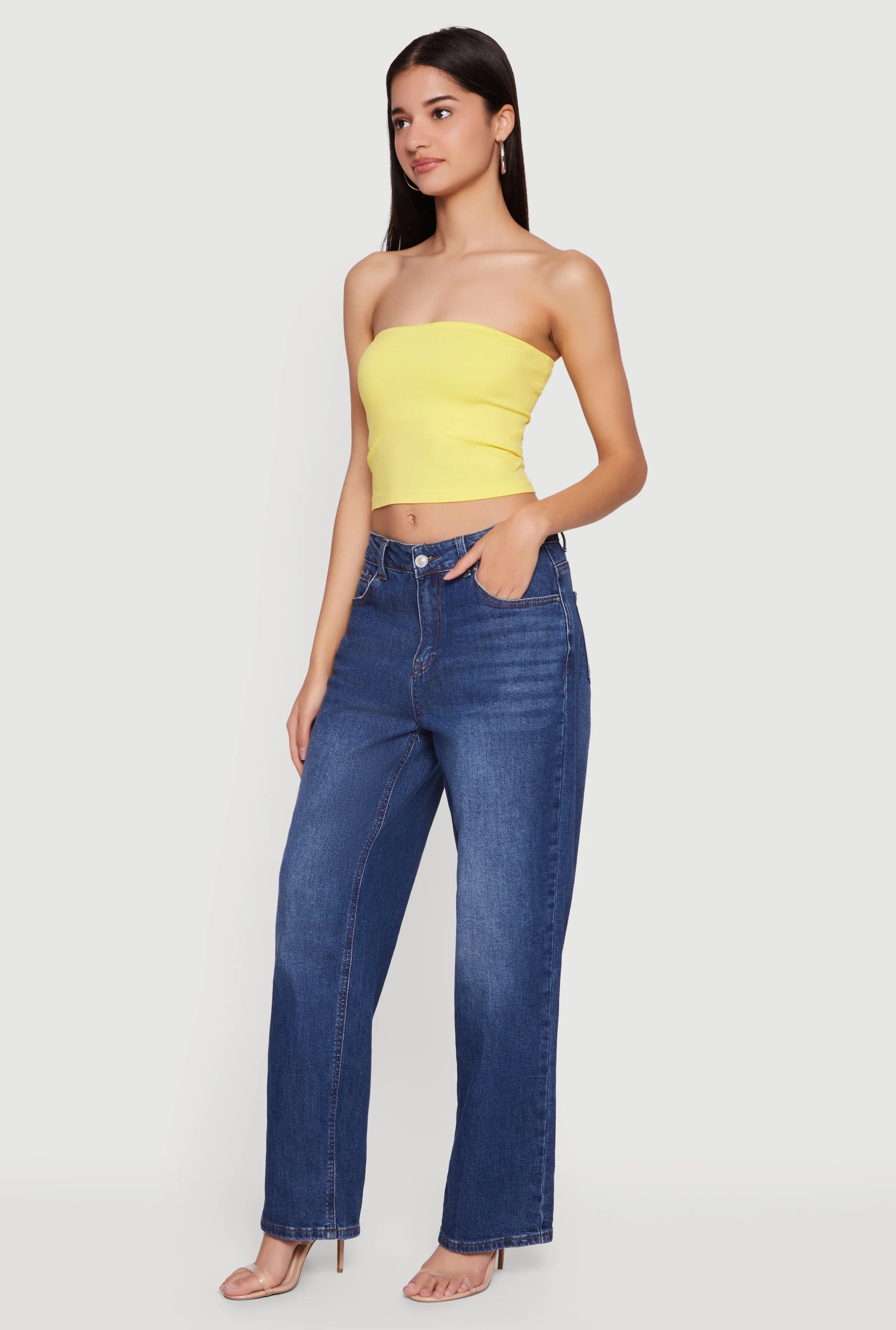 Seamless Tube Top with Shelf Bra - Image 3